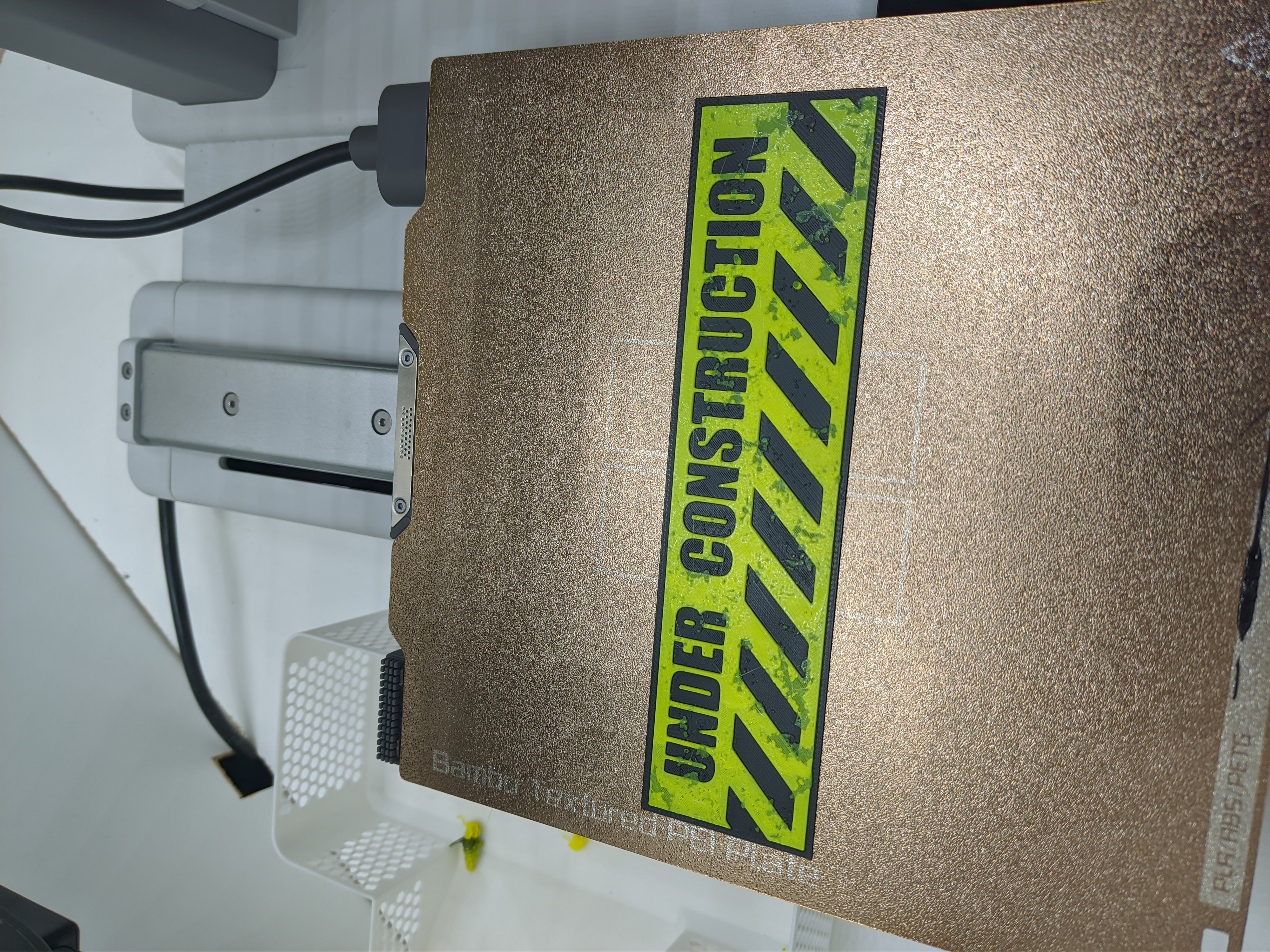 Sign #5 - Under Construction Sign Plate — miniatura 2
