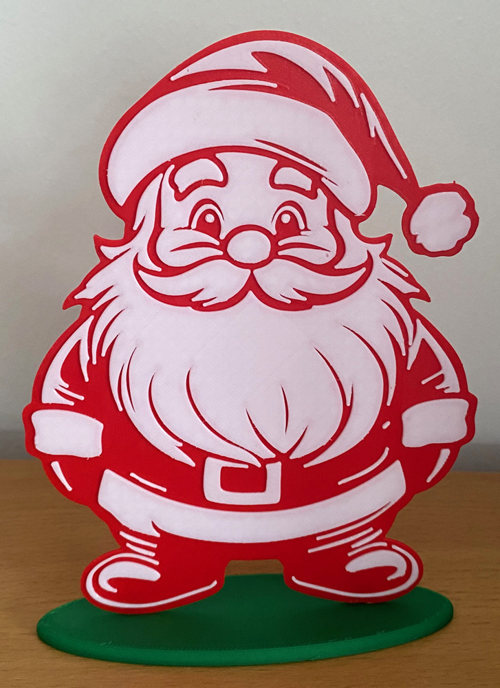 STAND for Santa Claus Wall Decor / Christmas (Expansion)