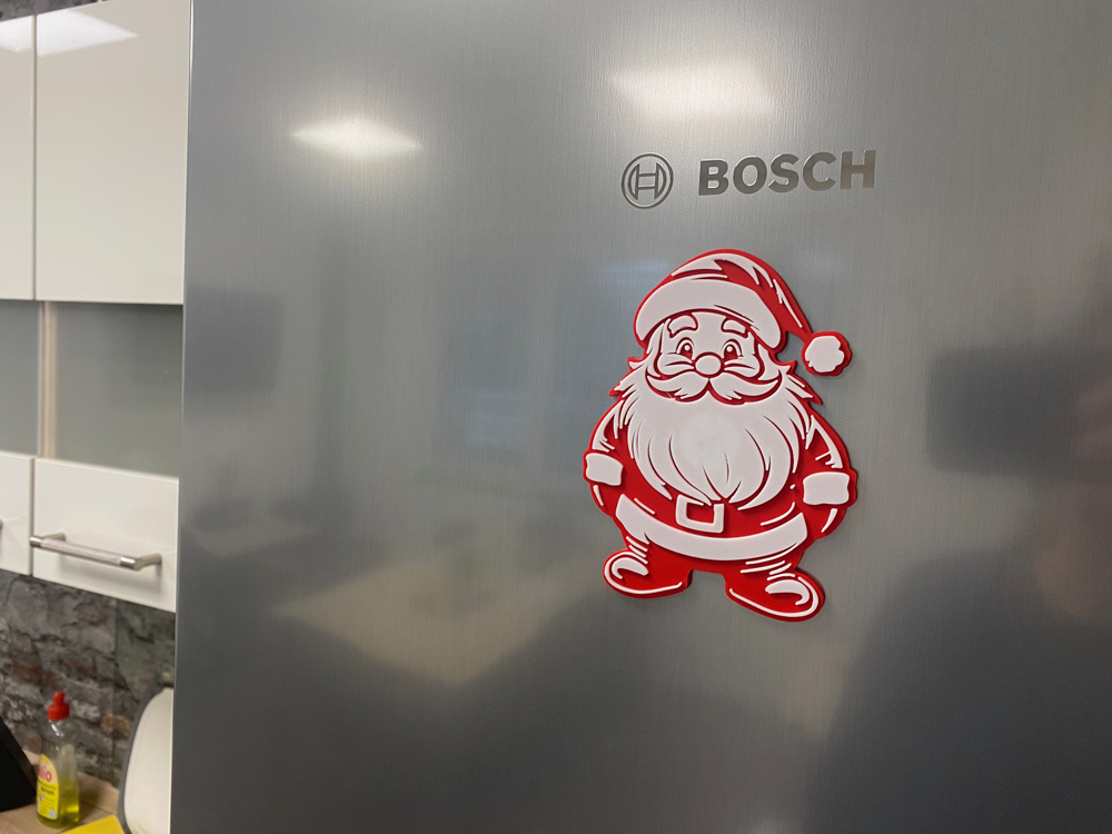 MAGNETIC Santa Claus Wall Decor (Christmas)