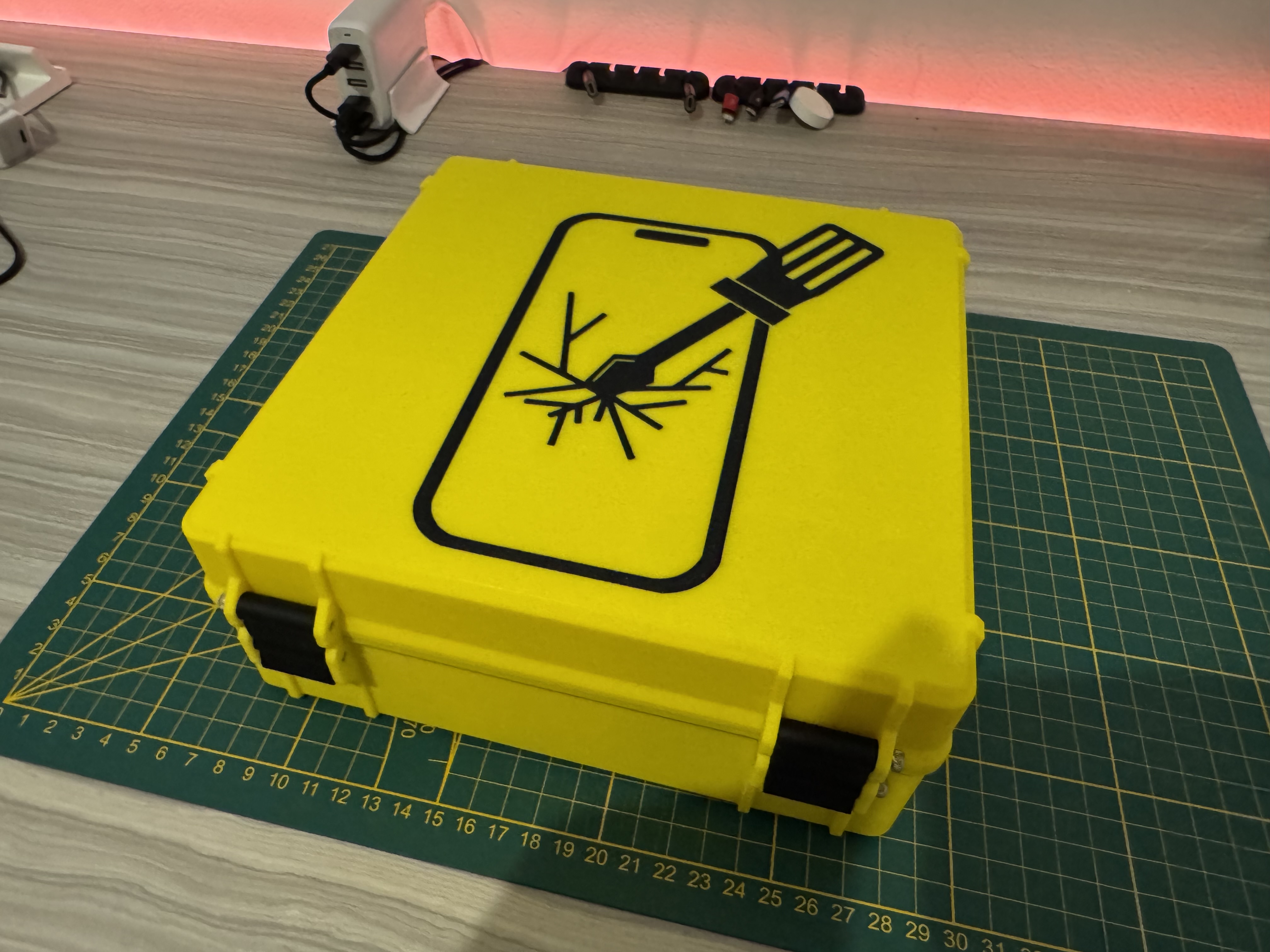 Display Protector Organizer Box / Aufbewahrungsbox für Displayschutzfolien