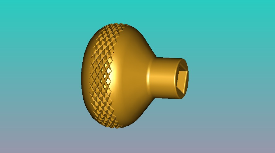 Radiator bleeder key 5mm knurl