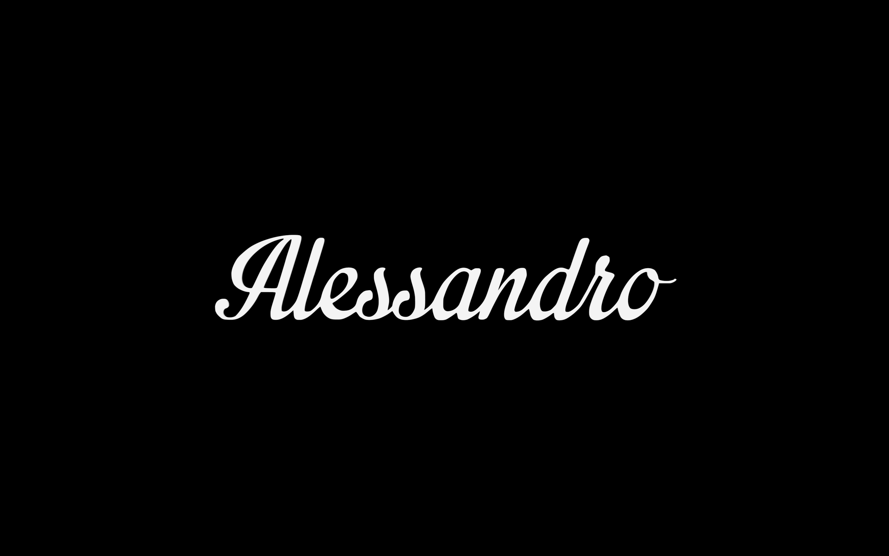 Scritta Alessandro