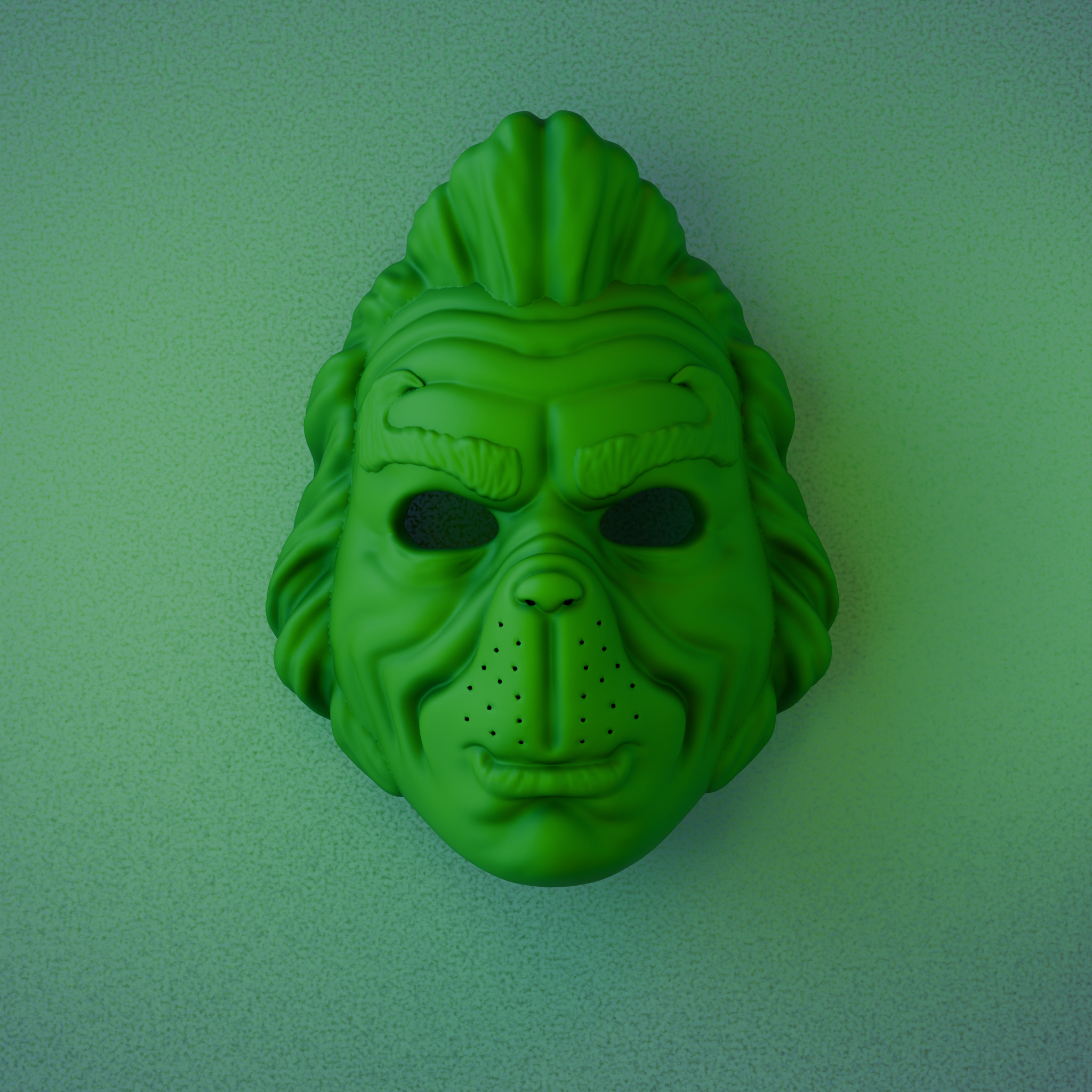 Grinch Mask From How The Grinch Stole Christmas