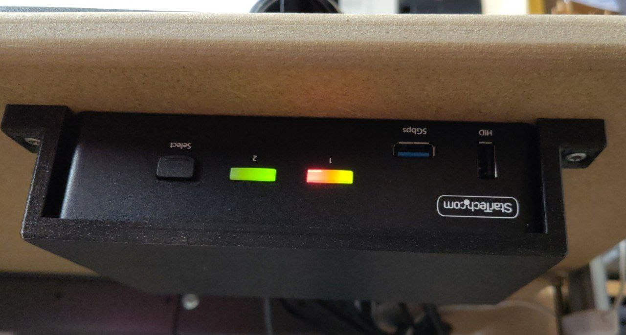 Mounting Bracket for StarTech 2 Port DVI KVM (D86A2-2-PORT-8K-KVM)