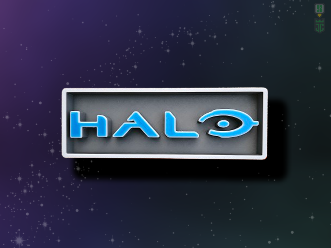 Halo Game Cinema Film Room Sign Box