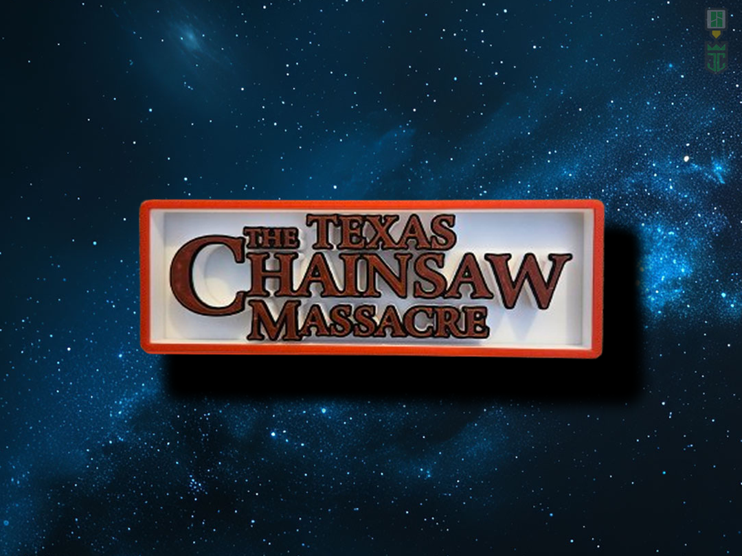 Texas Chainsaw Massacre Cinema Film Room Sign Box