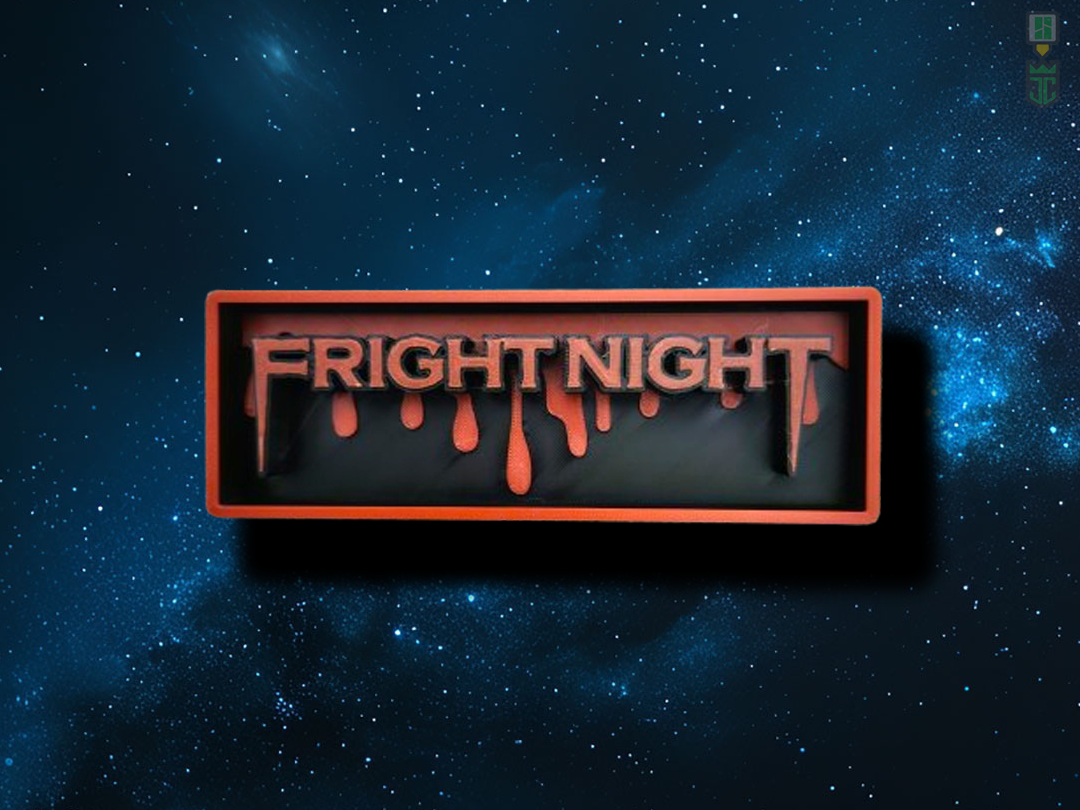 Fright Night Cinema Film Room Sign Box