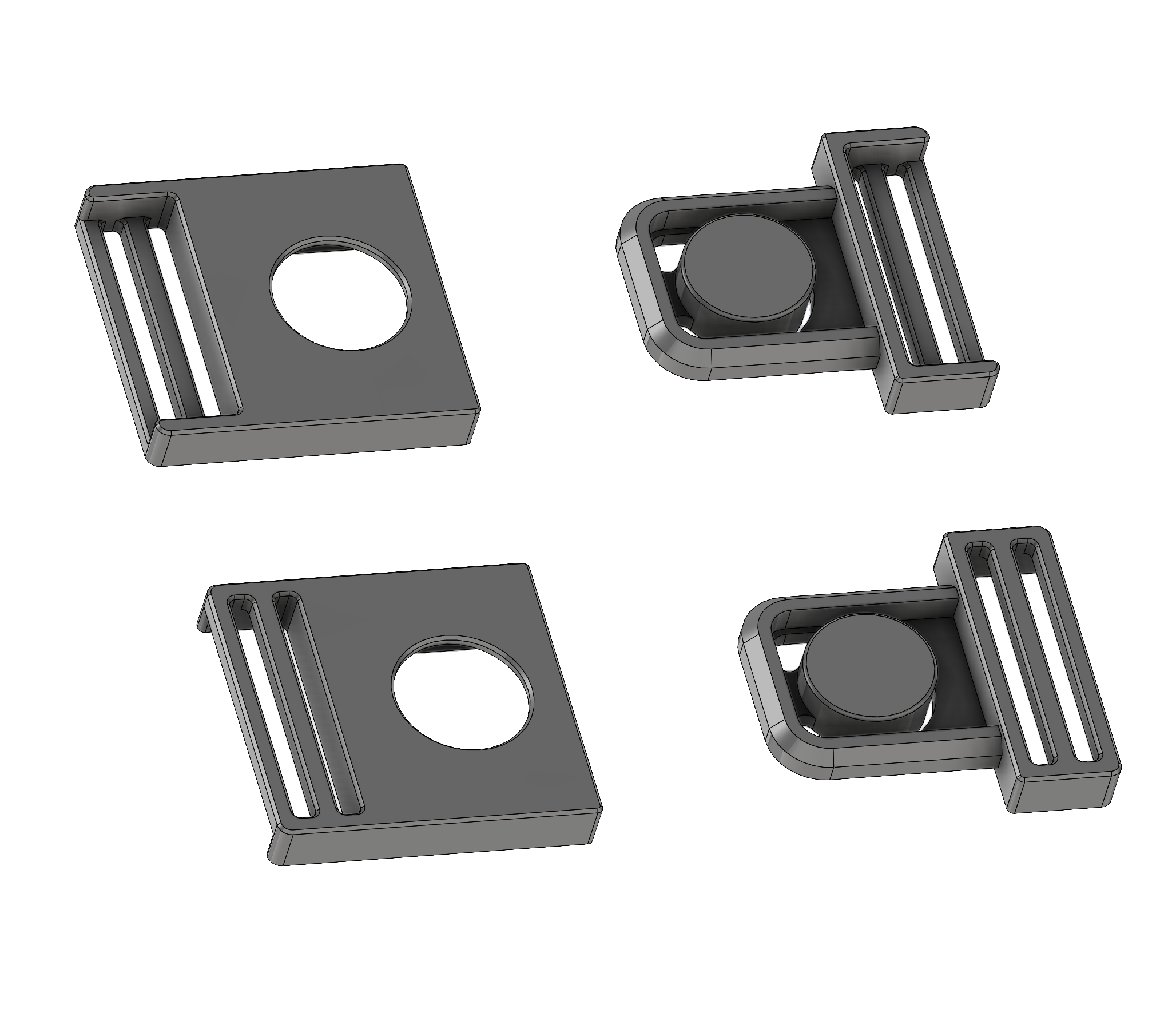 Belt/strap clip