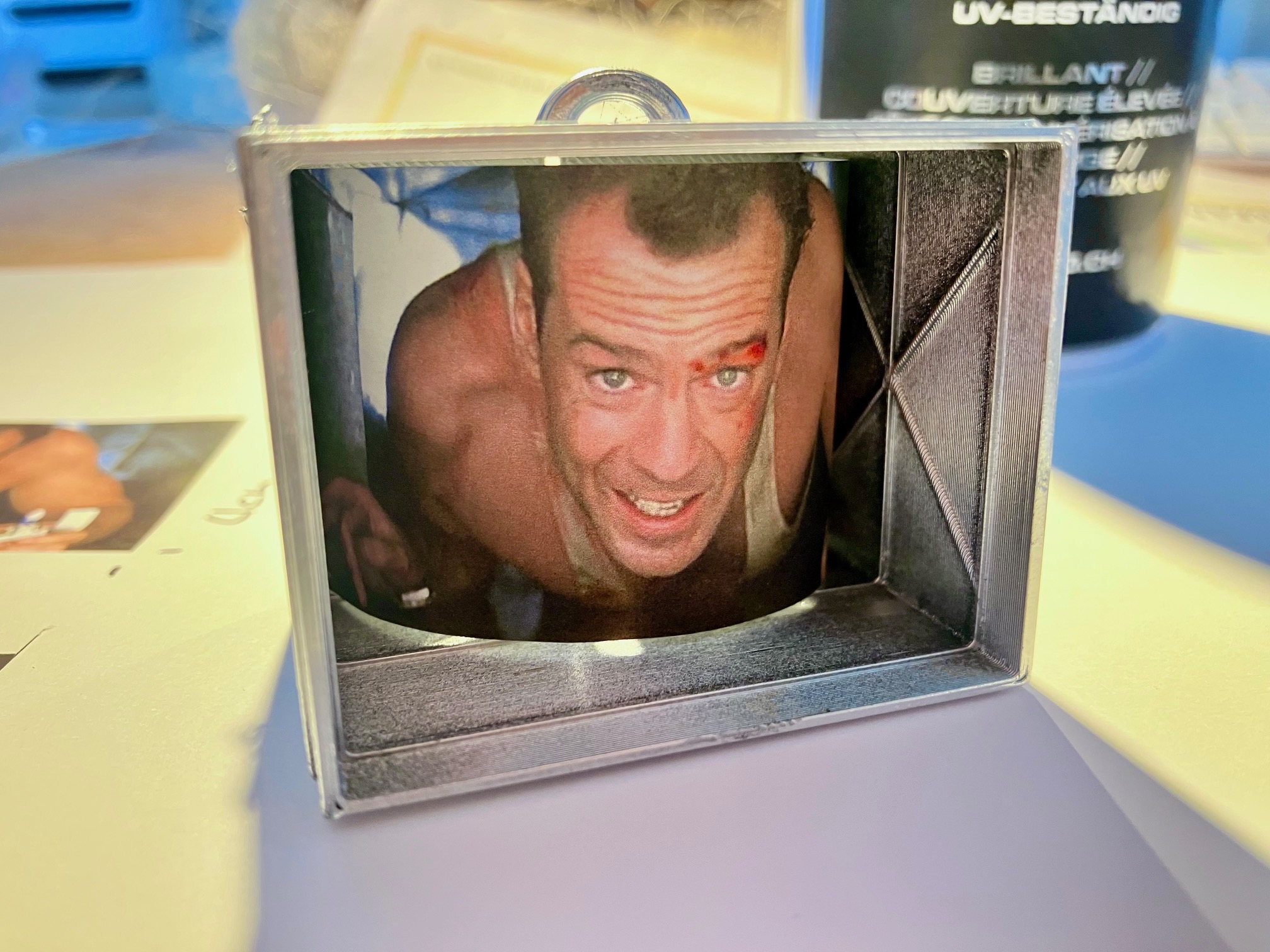 Die Hard vent scene - Christmas decoration 3D model thumbnail