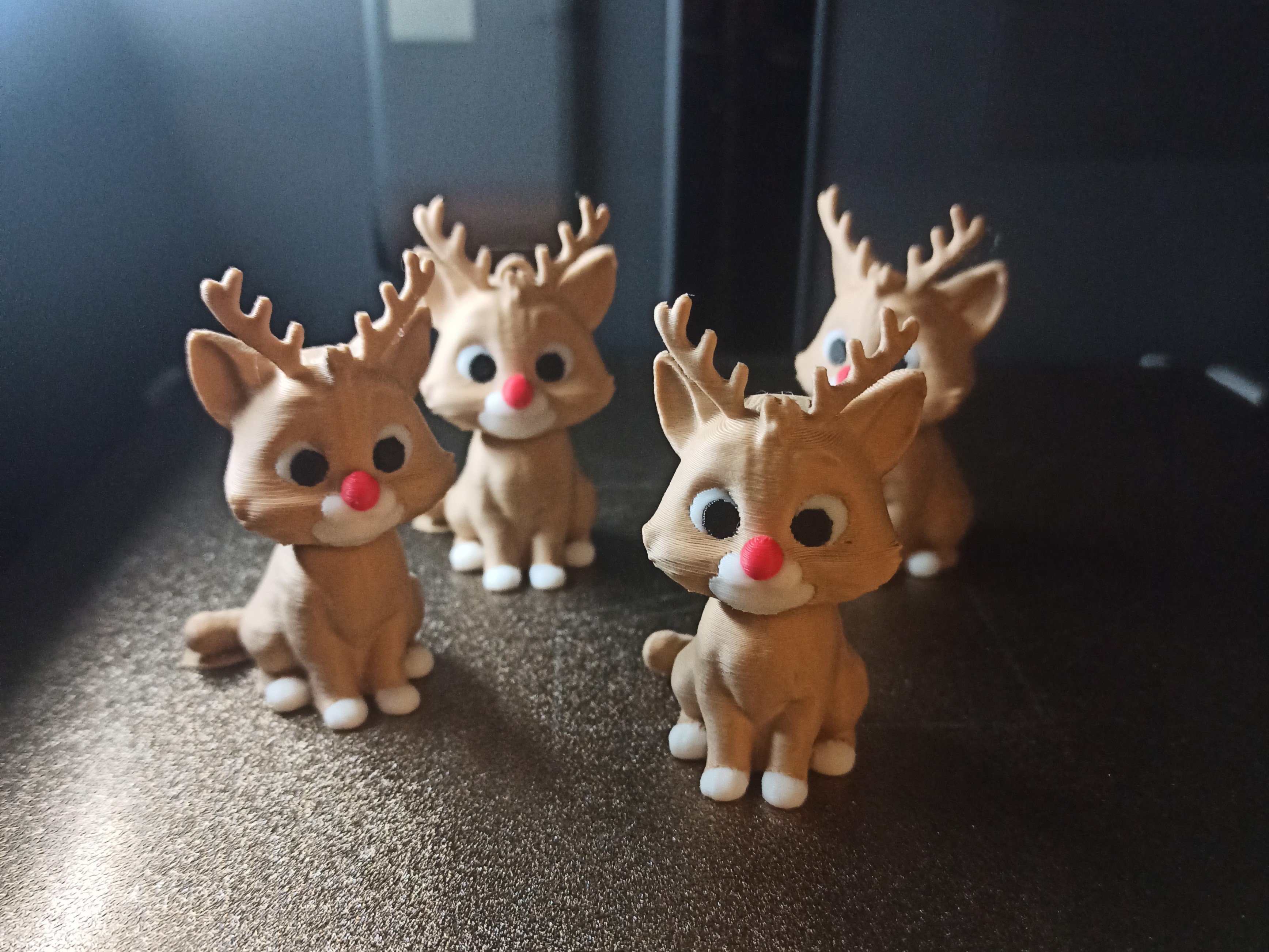 Red-Nosed Cat "Rudolph"
