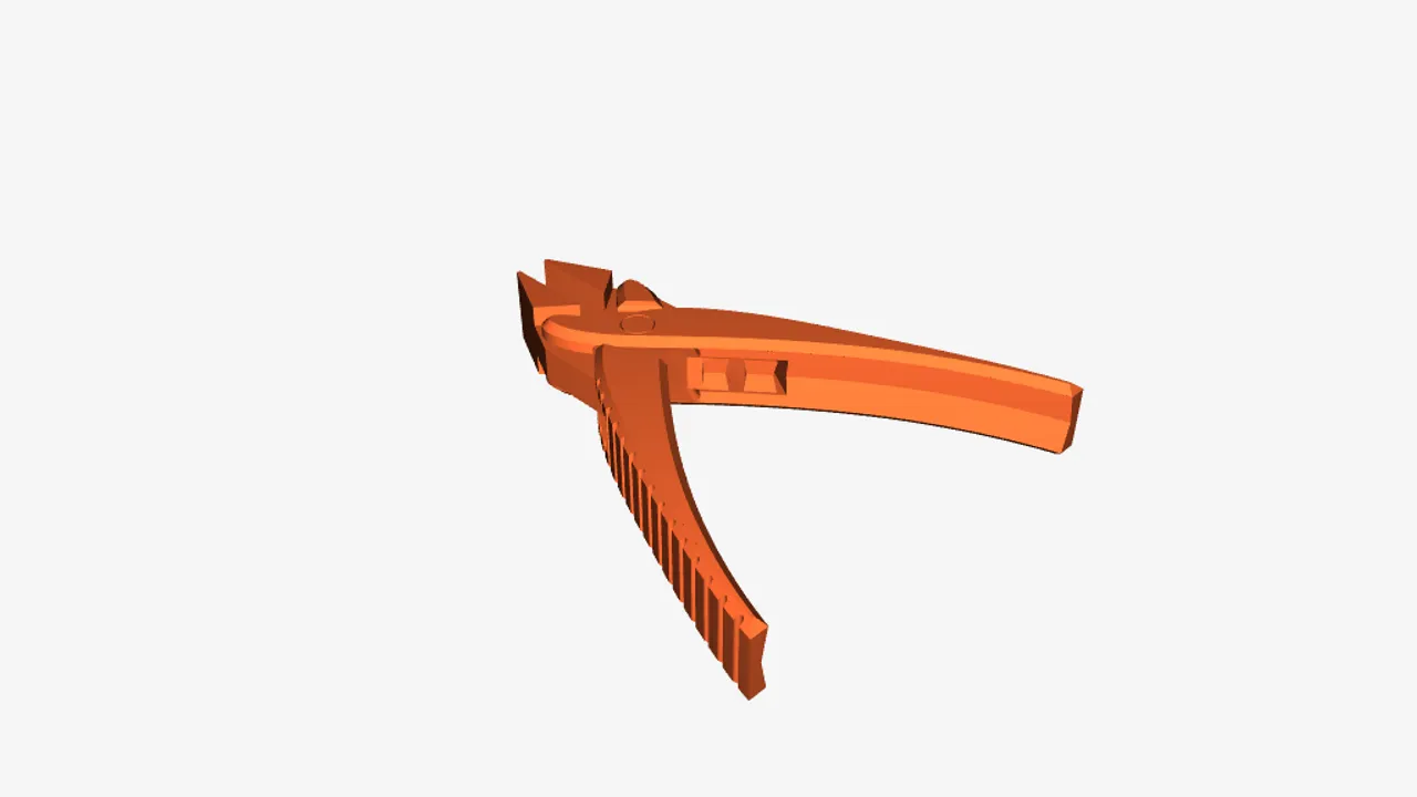 Print in Place Parallel Pliers + Multi Material Version by Dsk001, Download free STL model