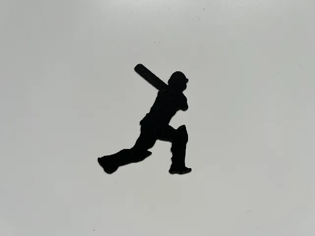 Cricket Player Wall Art #1