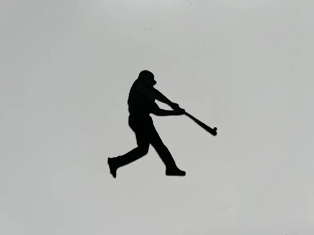 Baseball Player Wall Art #2