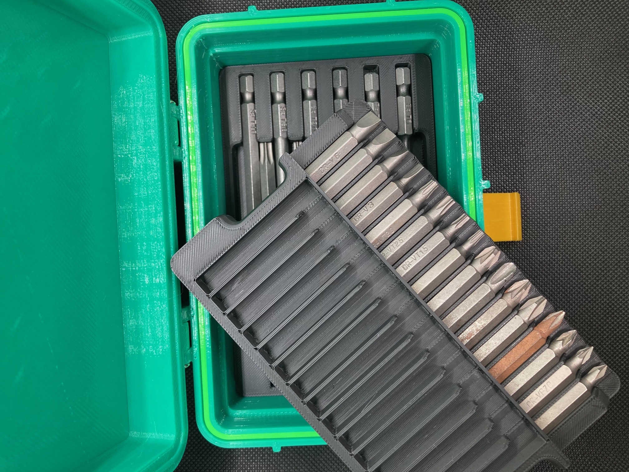 Additional inserts for Tool box