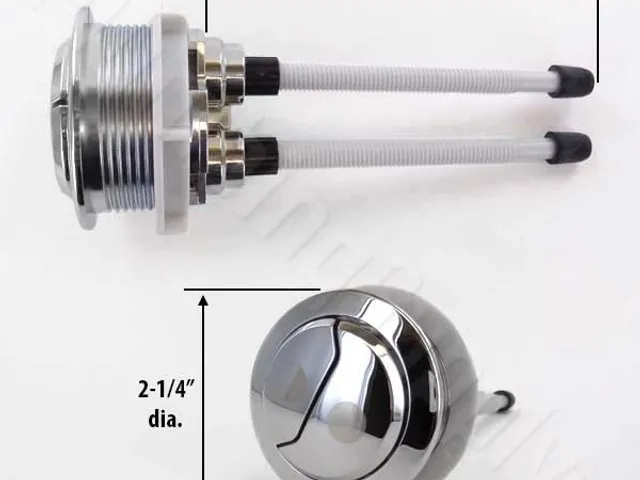 Briggs Conserver Toilet (Push Button#4484) Replacement Parts: Push Rods for Dual Flush Button Lever