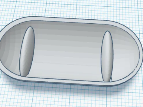 candy bowl with 3 parts