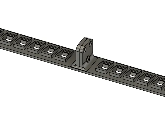 Modular 19-inch keystone patchpanel