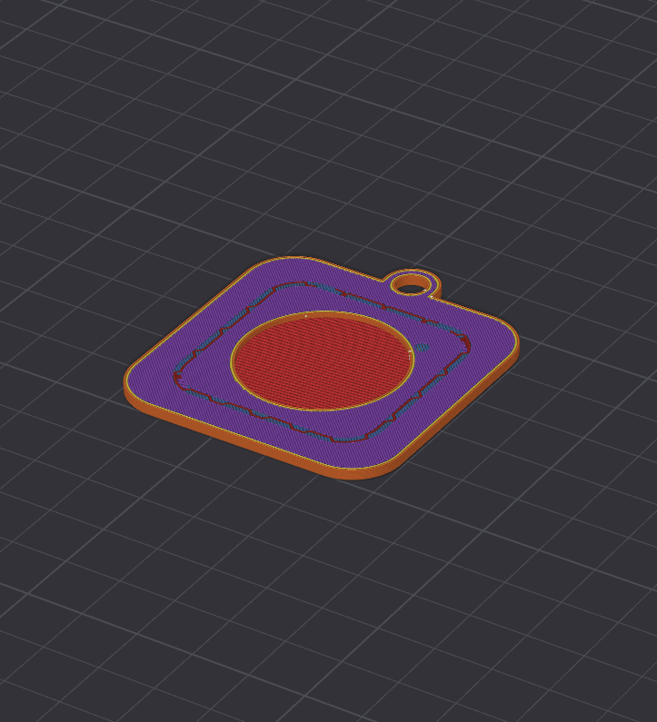 Miniatura 4 do modelo 3D Instagram NFC Keychains
