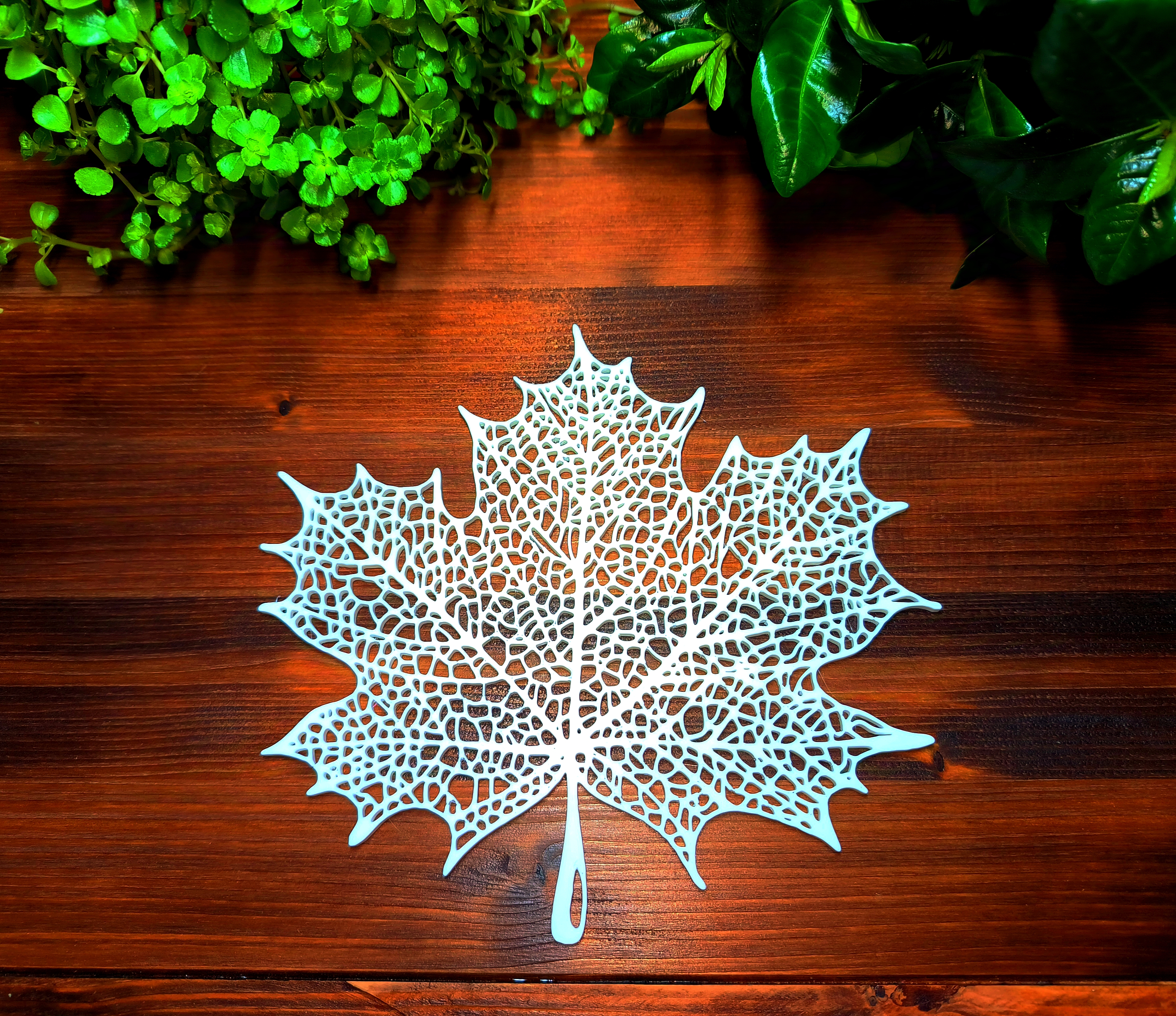 Miniatura 2 do modelo 3D Voronoi Maple Leaf