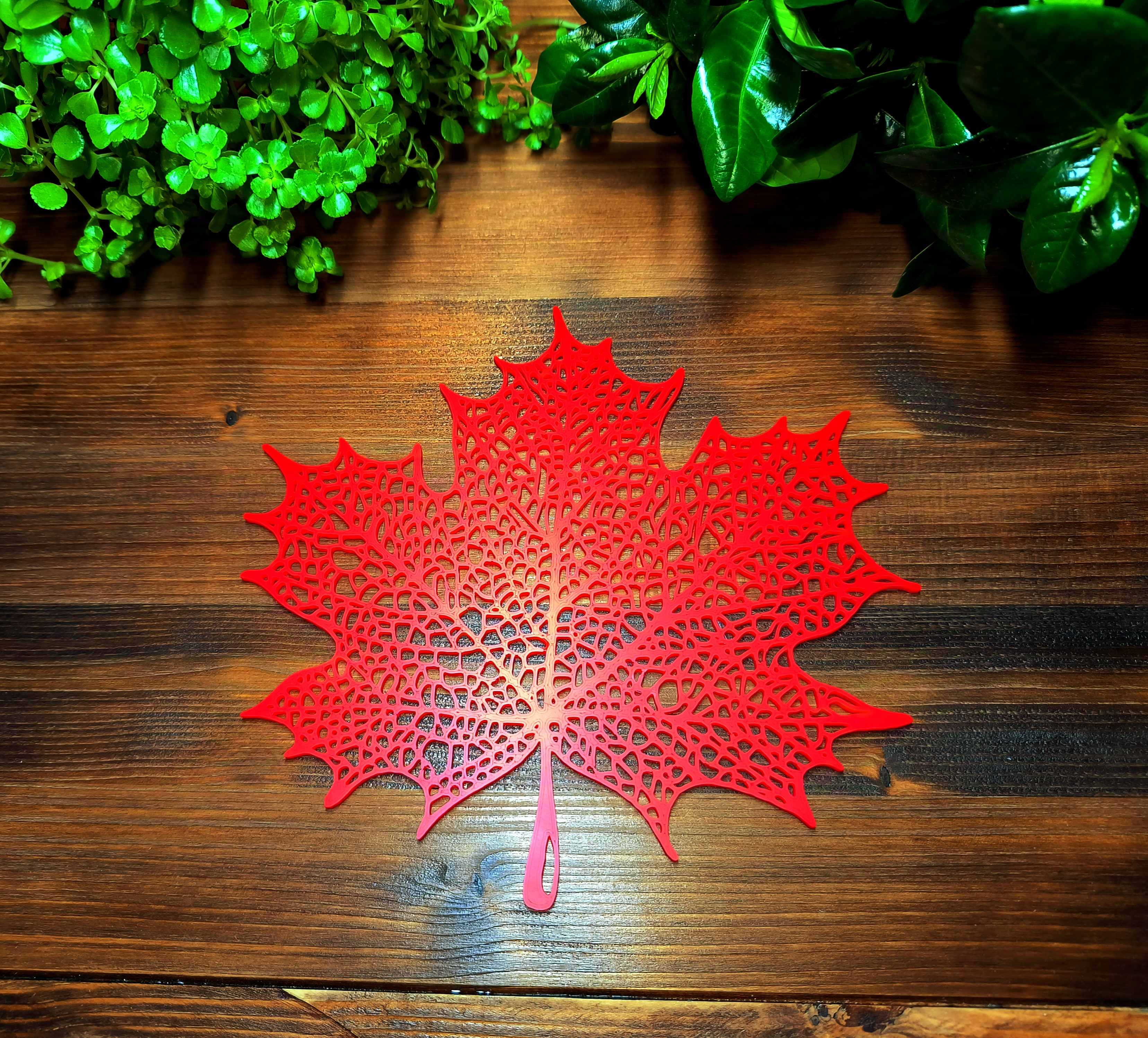 Miniatura 6 do modelo 3D Voronoi Maple Leaf