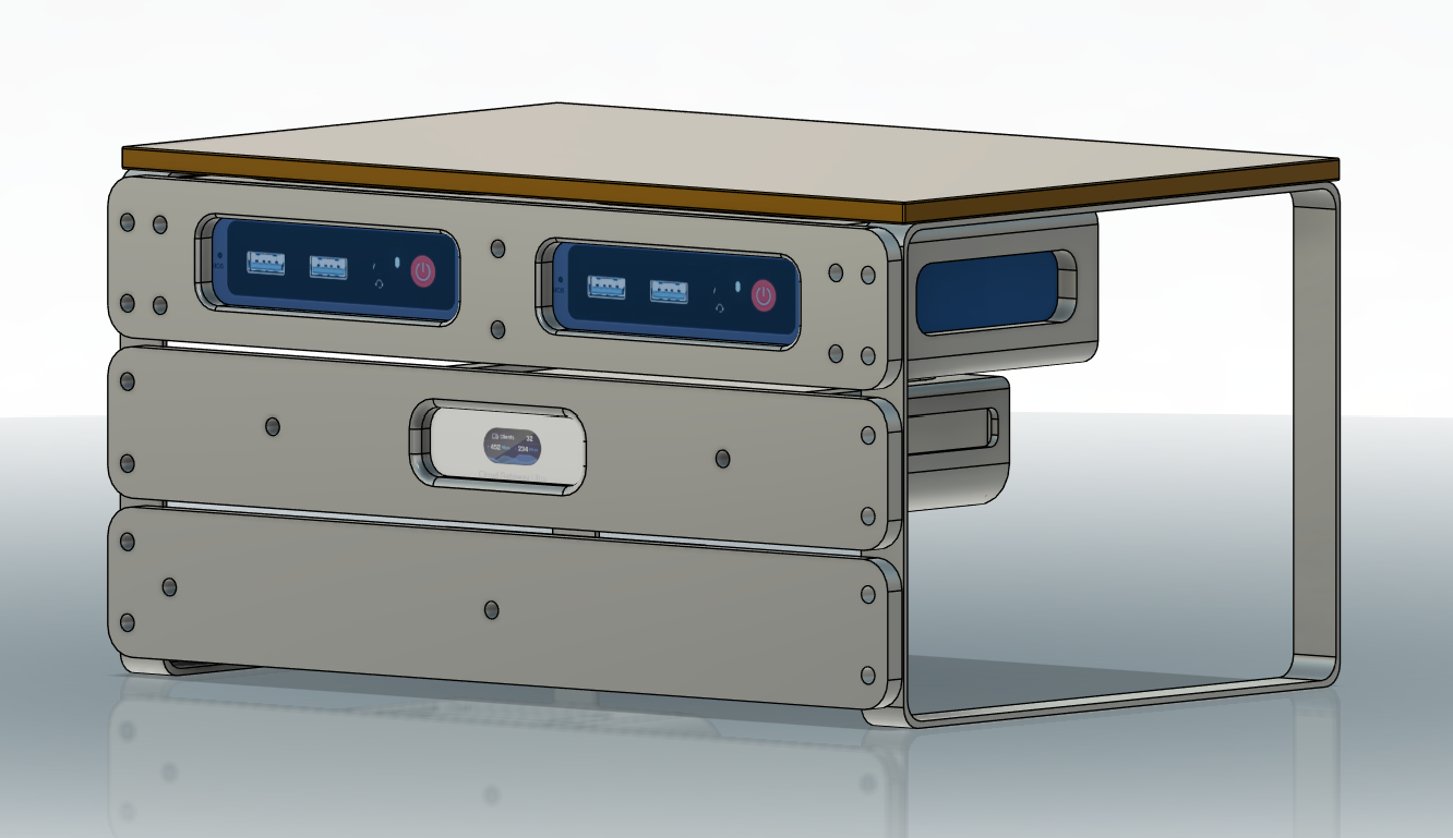 10-inch rackmount trays for FlexMini, UCG-Ultra, BeeLink Mini by ...