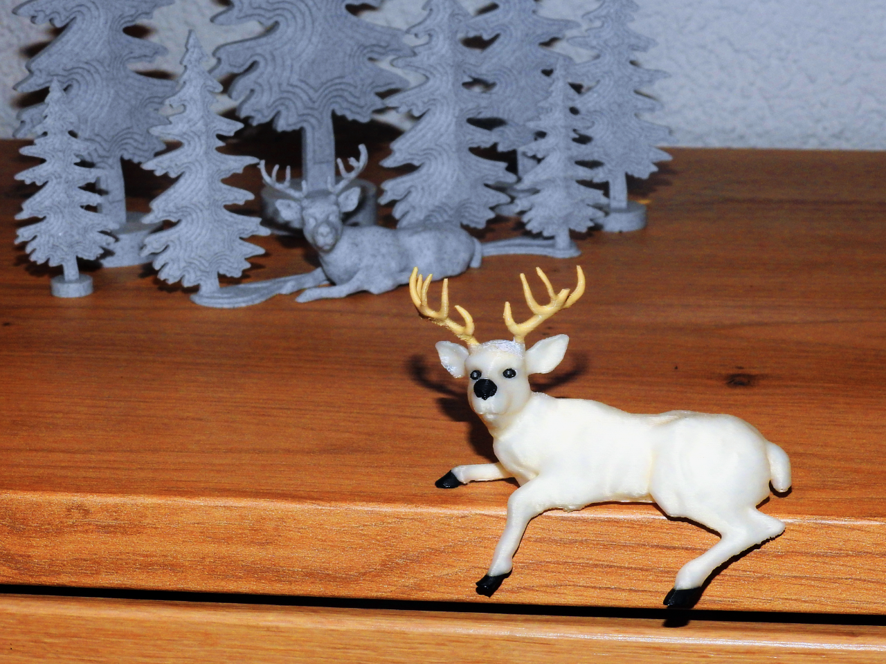 Sleepy deer edge