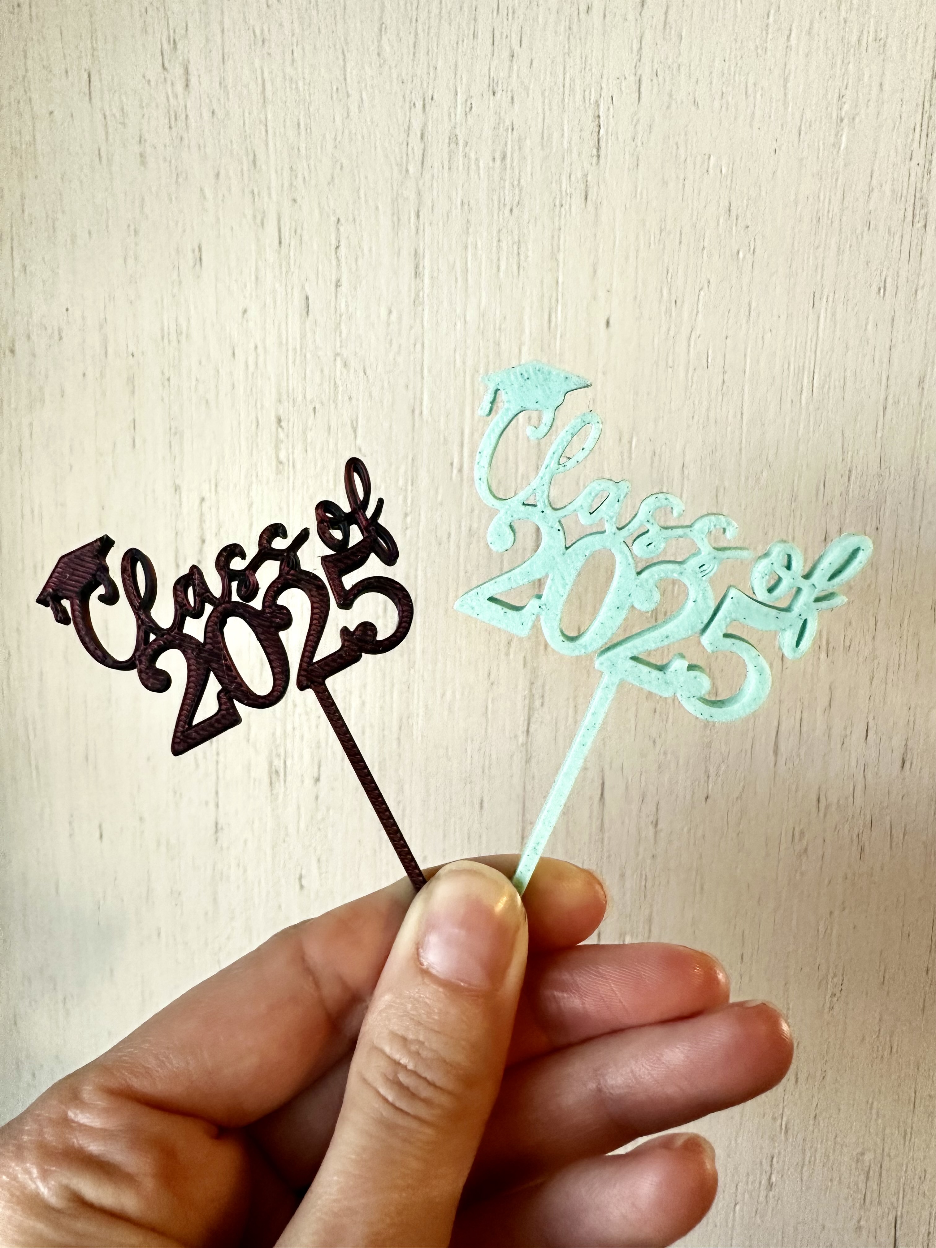 Class of 2025 Cupcake Topper
