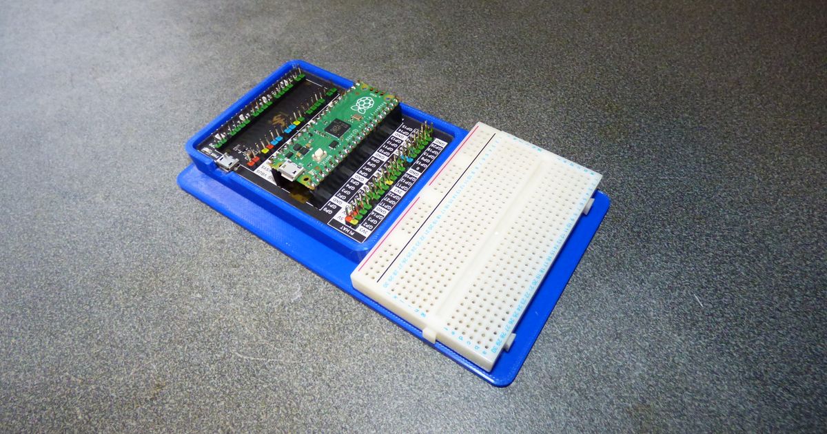Raspberry pi pico pico to hat mount by Will | Download free STL model ...