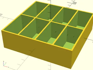 Multi-compartment parametric organizer box by fjord ...