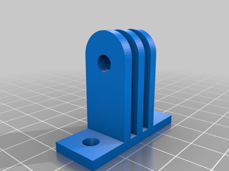 Miniatura 3 do modelo 3D Raspberry Pi Zero Camera Case for Short Camera Cable and Mount