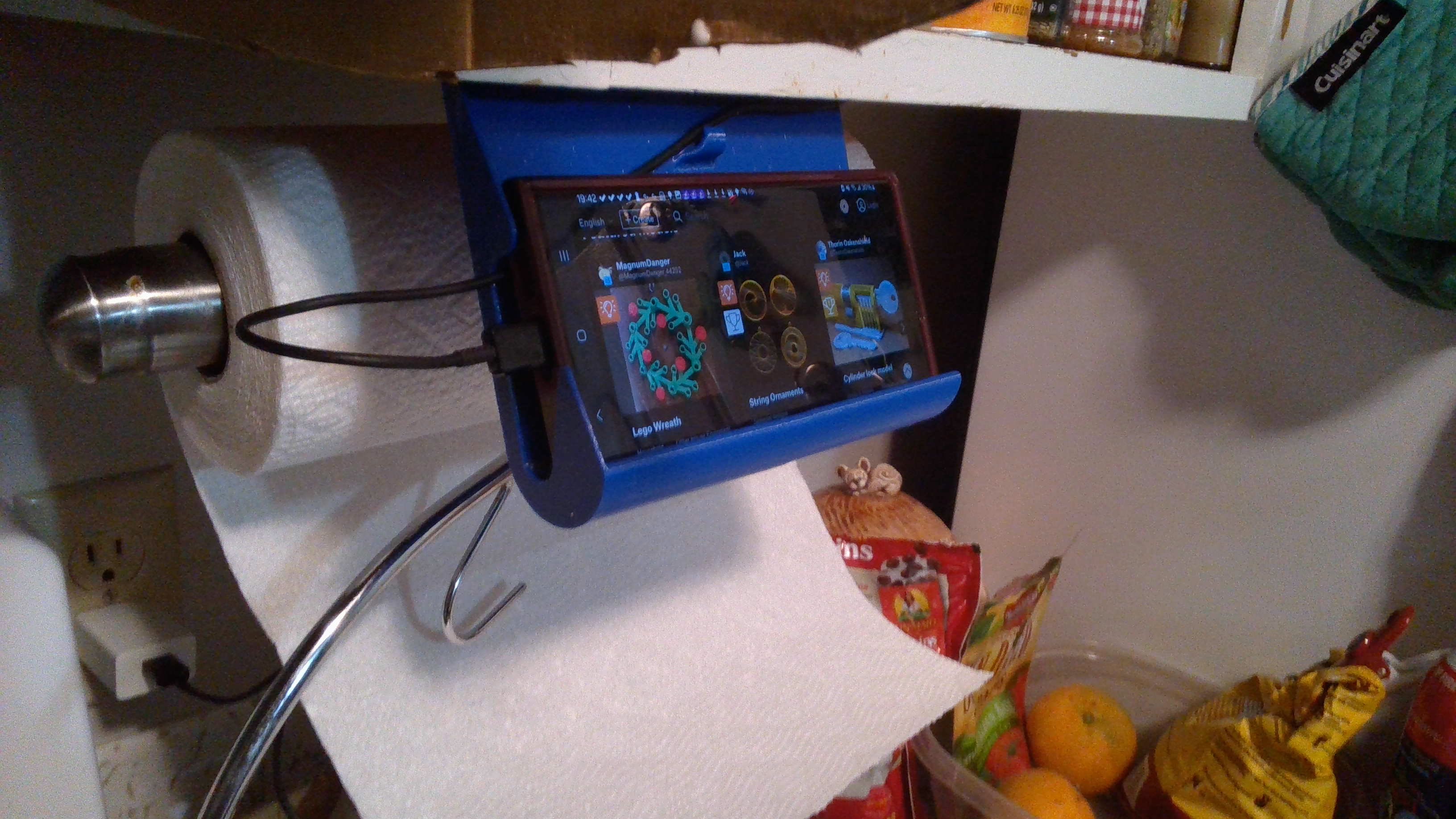 Under Mounted Phone Holder / Cradle