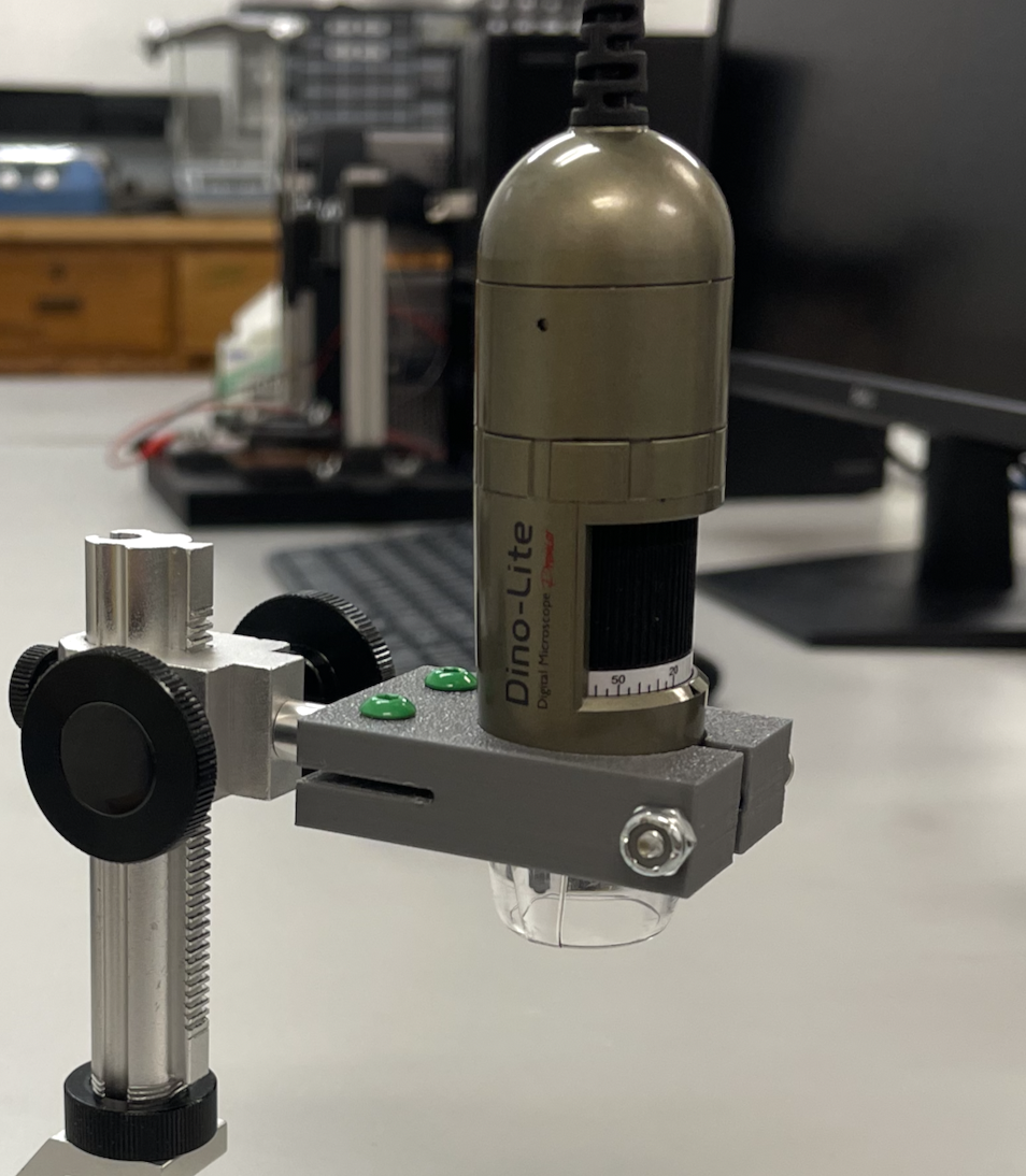 Microscope Mount Dino Lite with step file