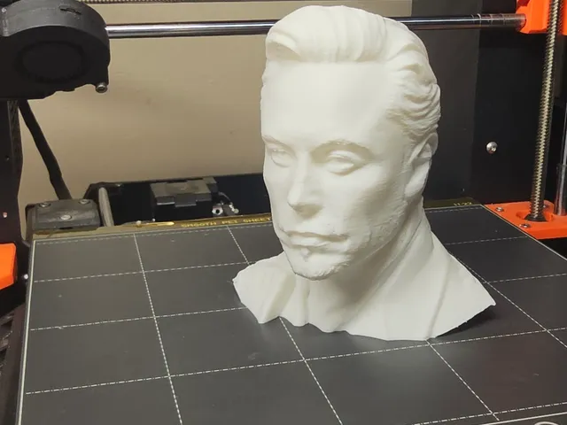 Elon musk bust
