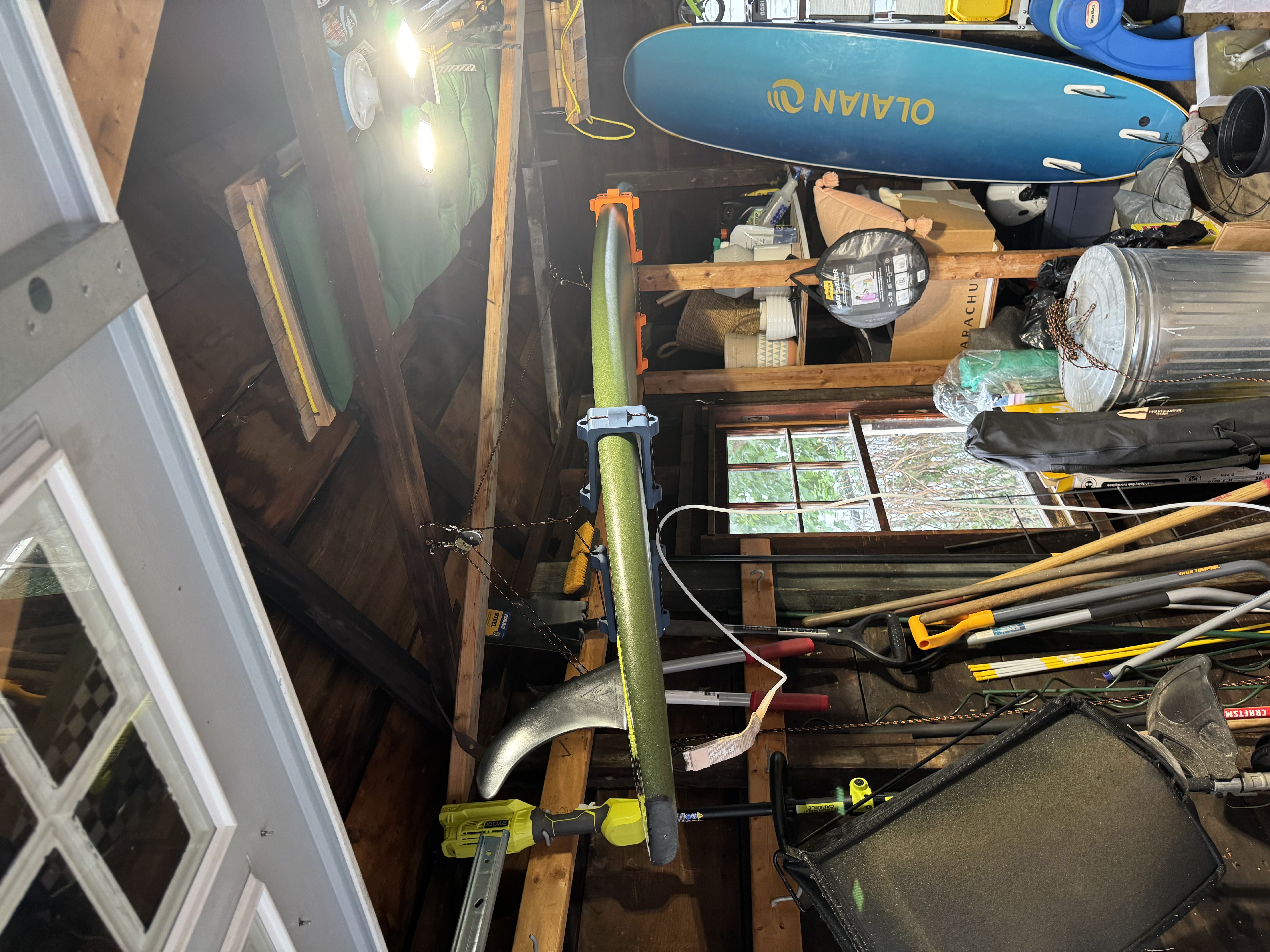 Surfboard Ceiling Hangar