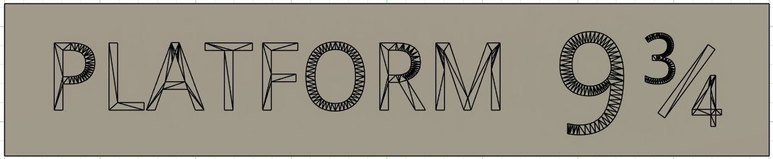 Platform 9 3/4 Sign (Fixed)