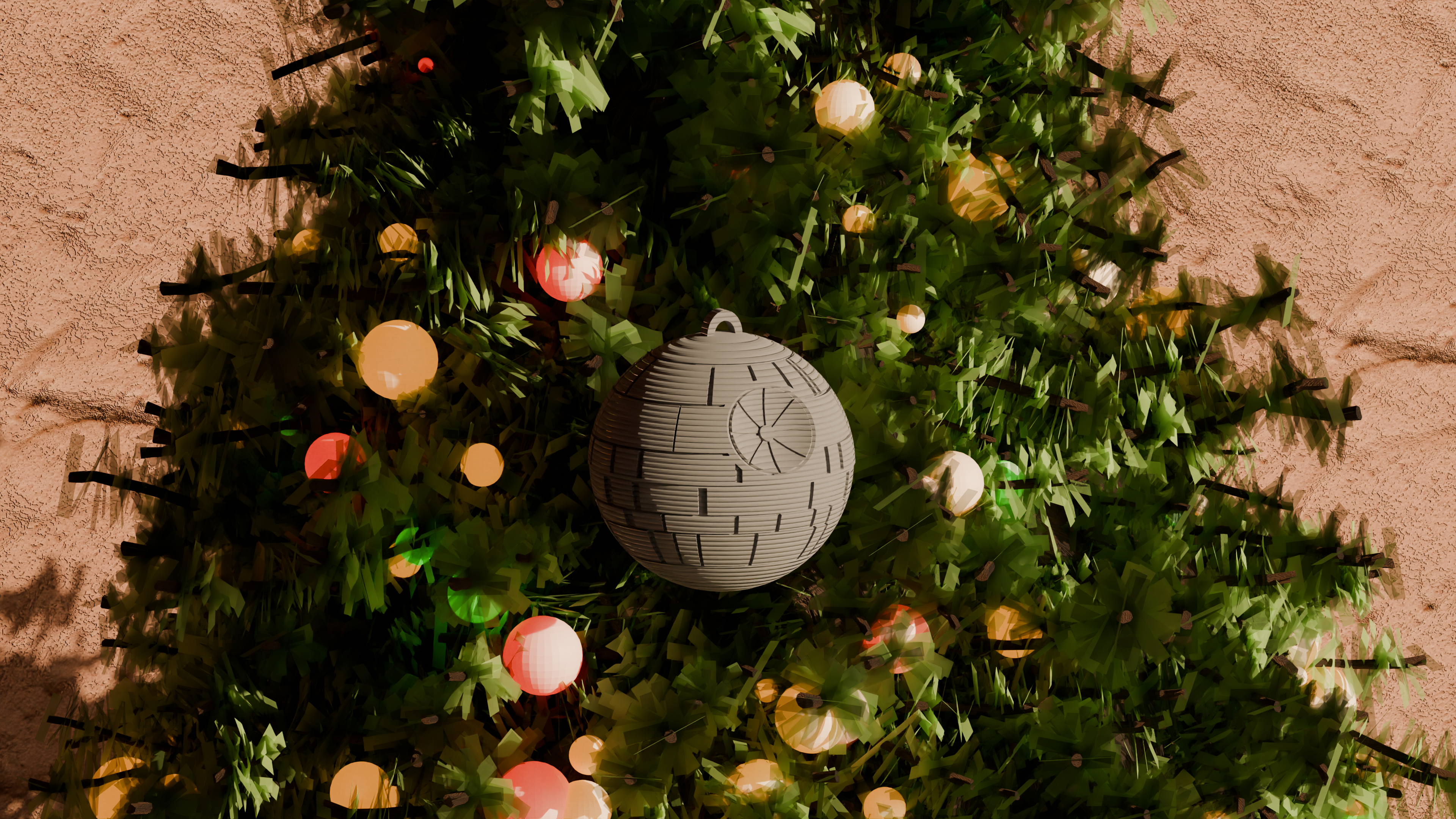 Death Star Christmas Ball Star Wars - Christmas Ornament