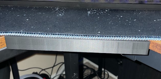 L-shaped desk corner filler!