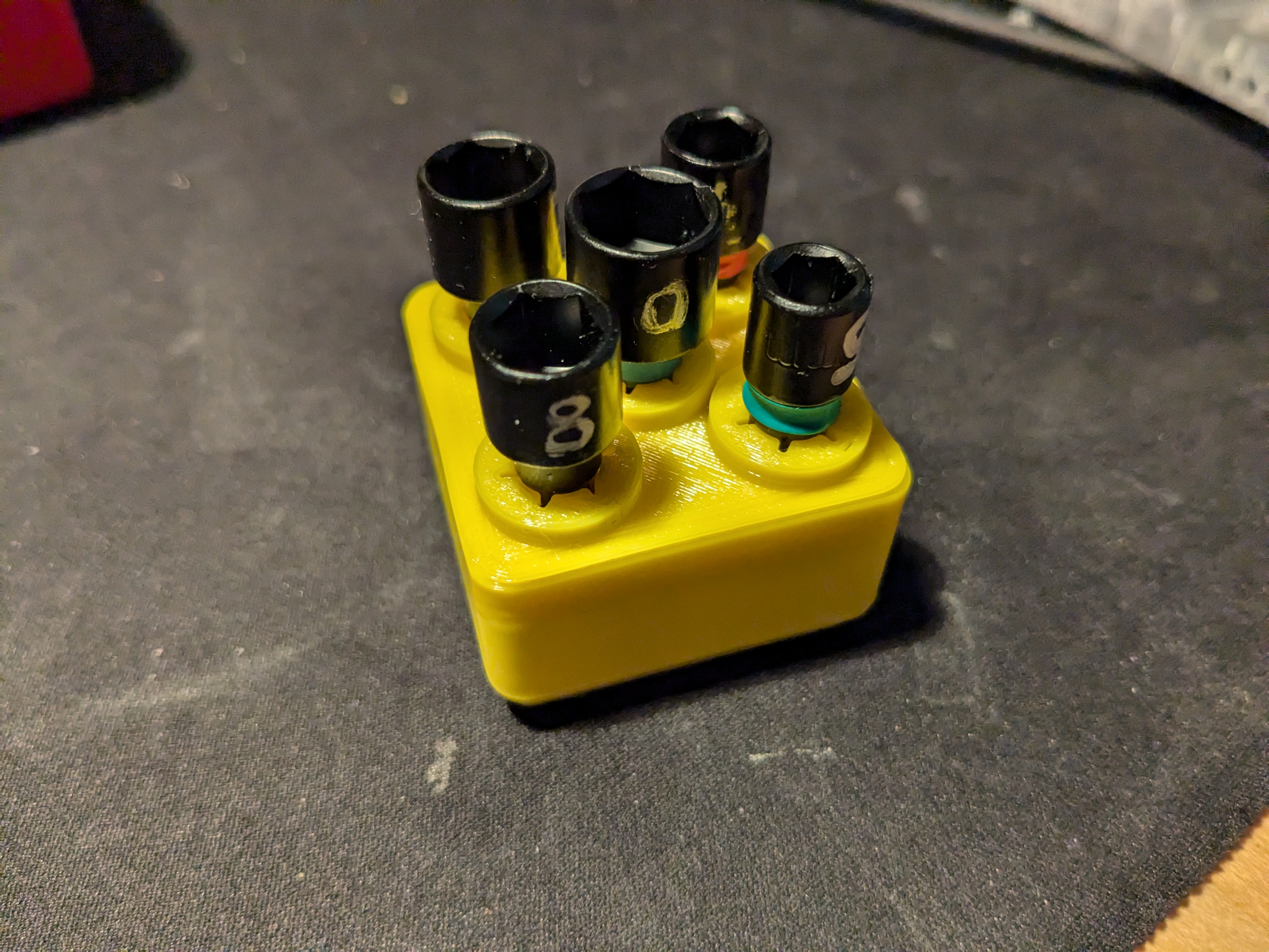 Gridfinity holder for 3DJAKE Nozzle changer kit