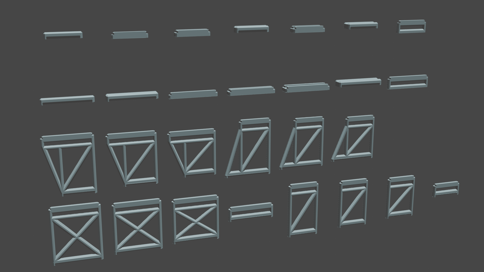 Miniatura 2 do modelo 3D Stackable Display Shelf System (Gridfinity compatible)