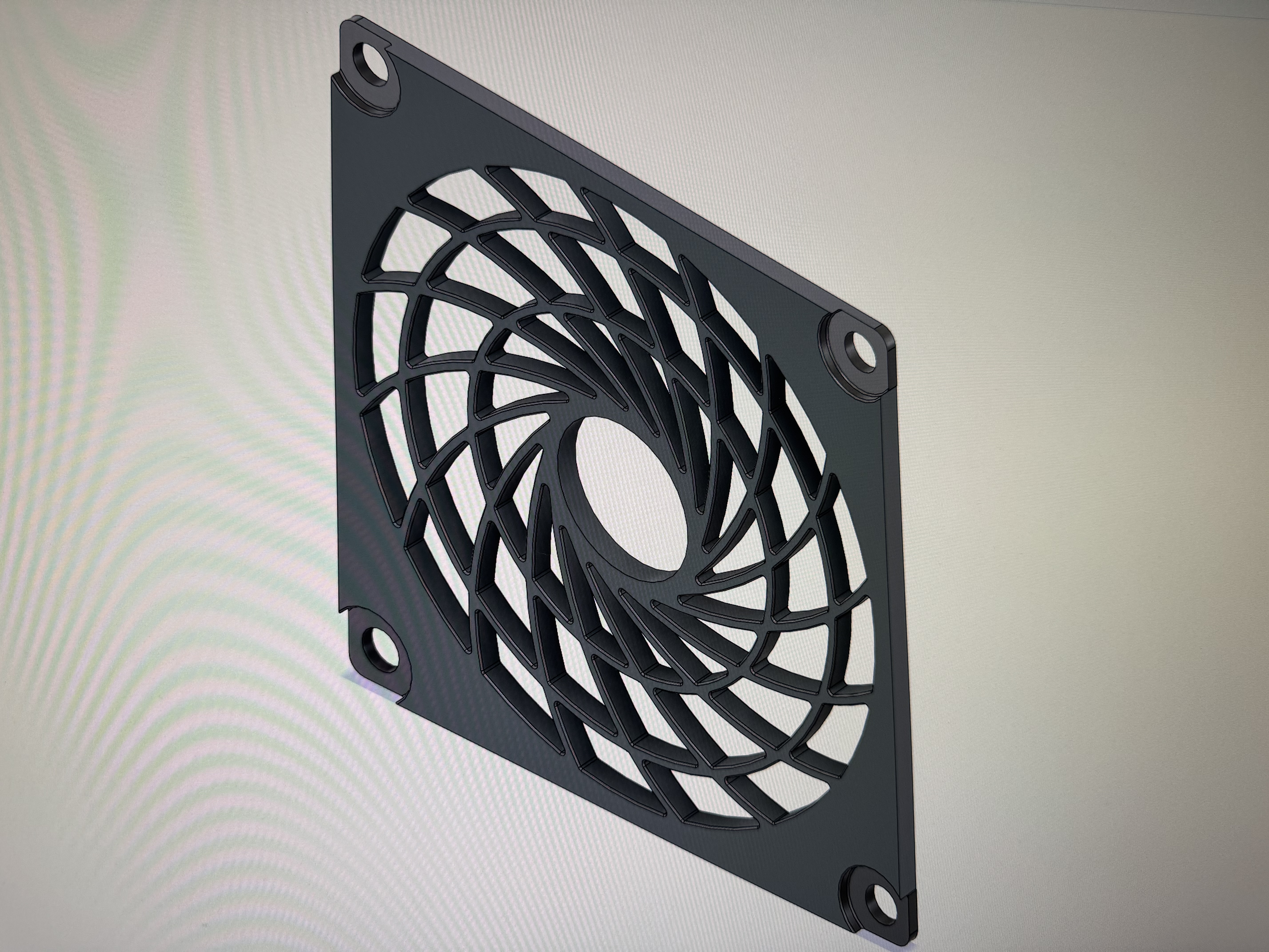 High-efficiency Noctua 80mm fan grill