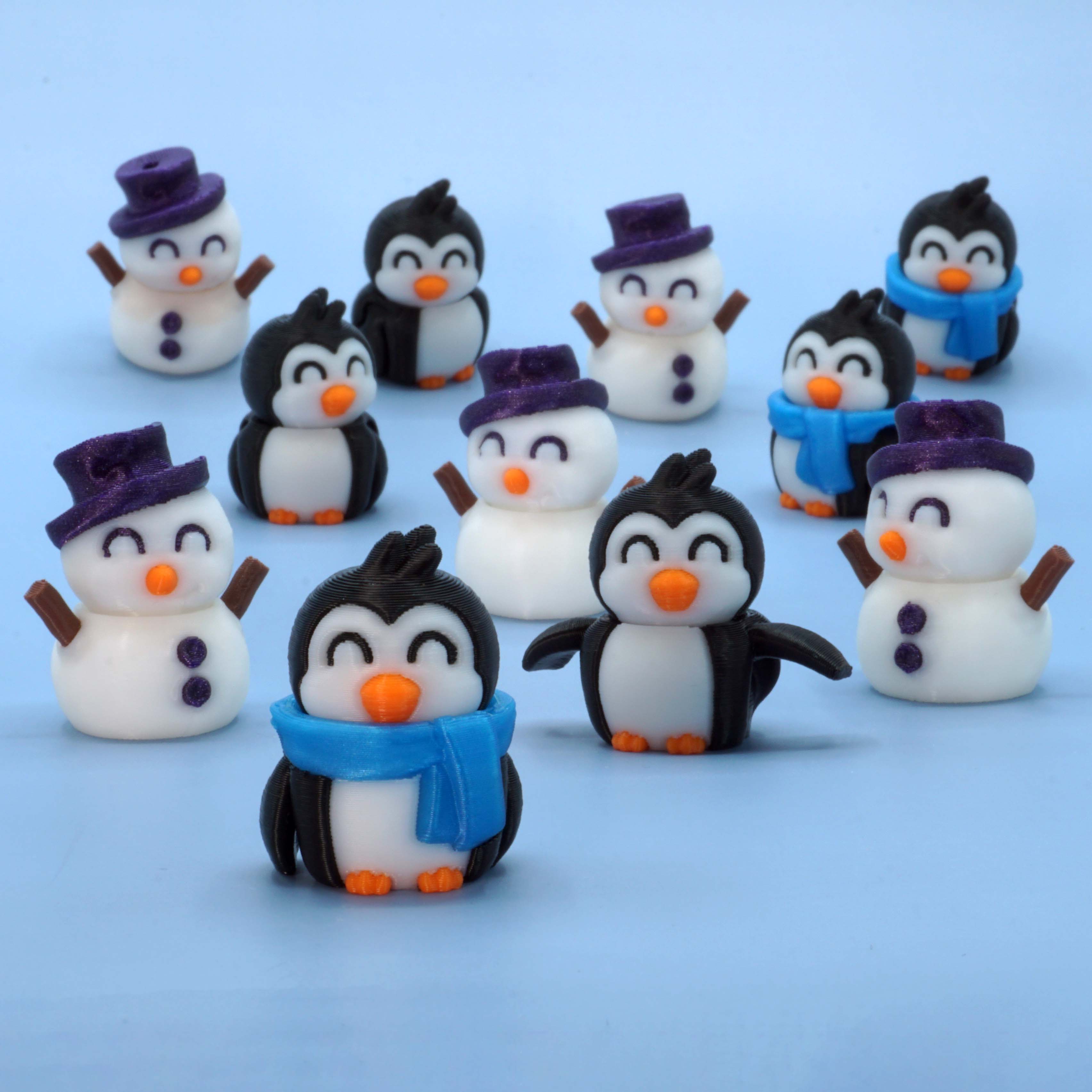 Tiny Penguin and Snowman — miniatura 6