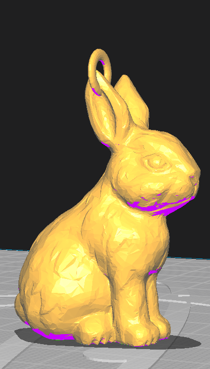 hare keychain
