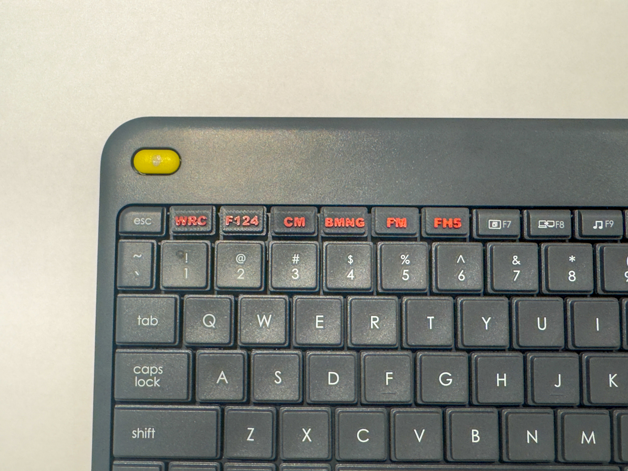 Logitech k400 Plus Action Buttons