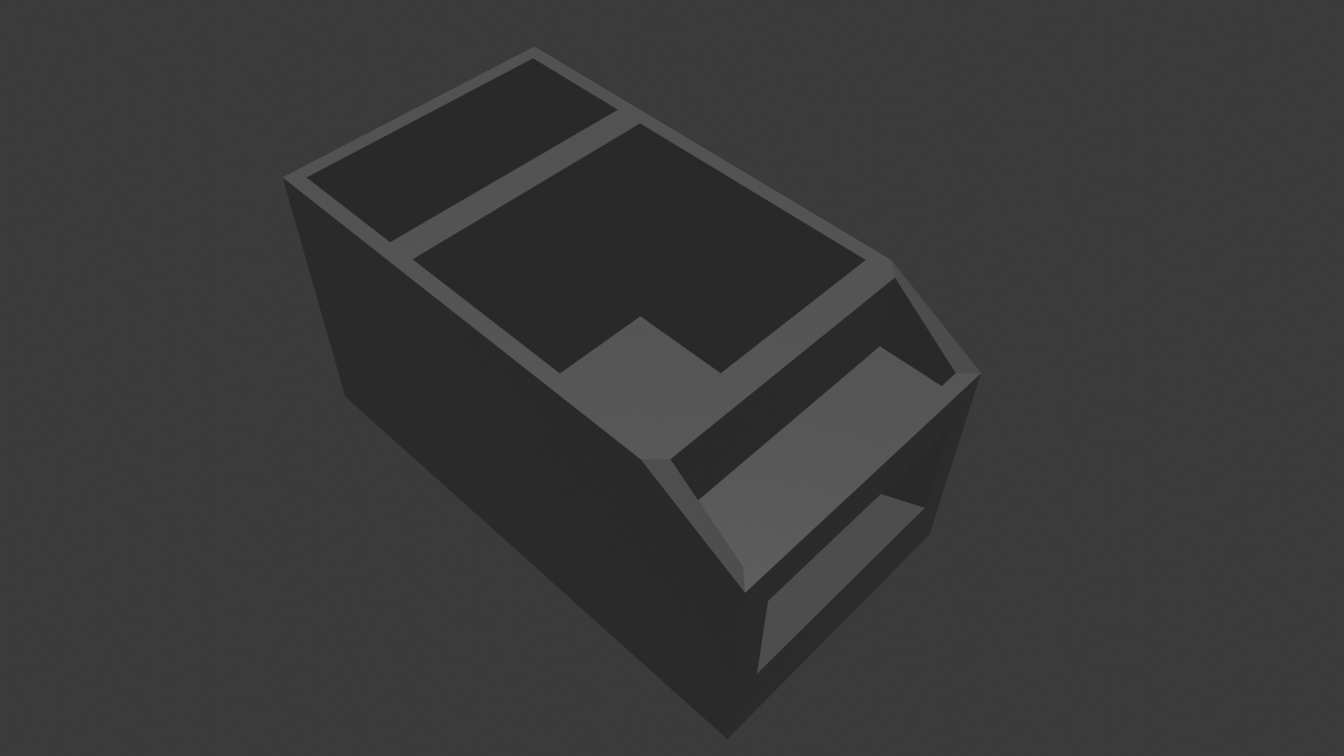 Miniatura 3 do modelo 3D Multi-Compartment Desk Organizer