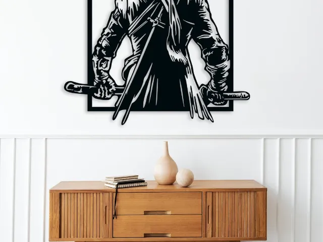Japanese Warrior Samurai Wall Art