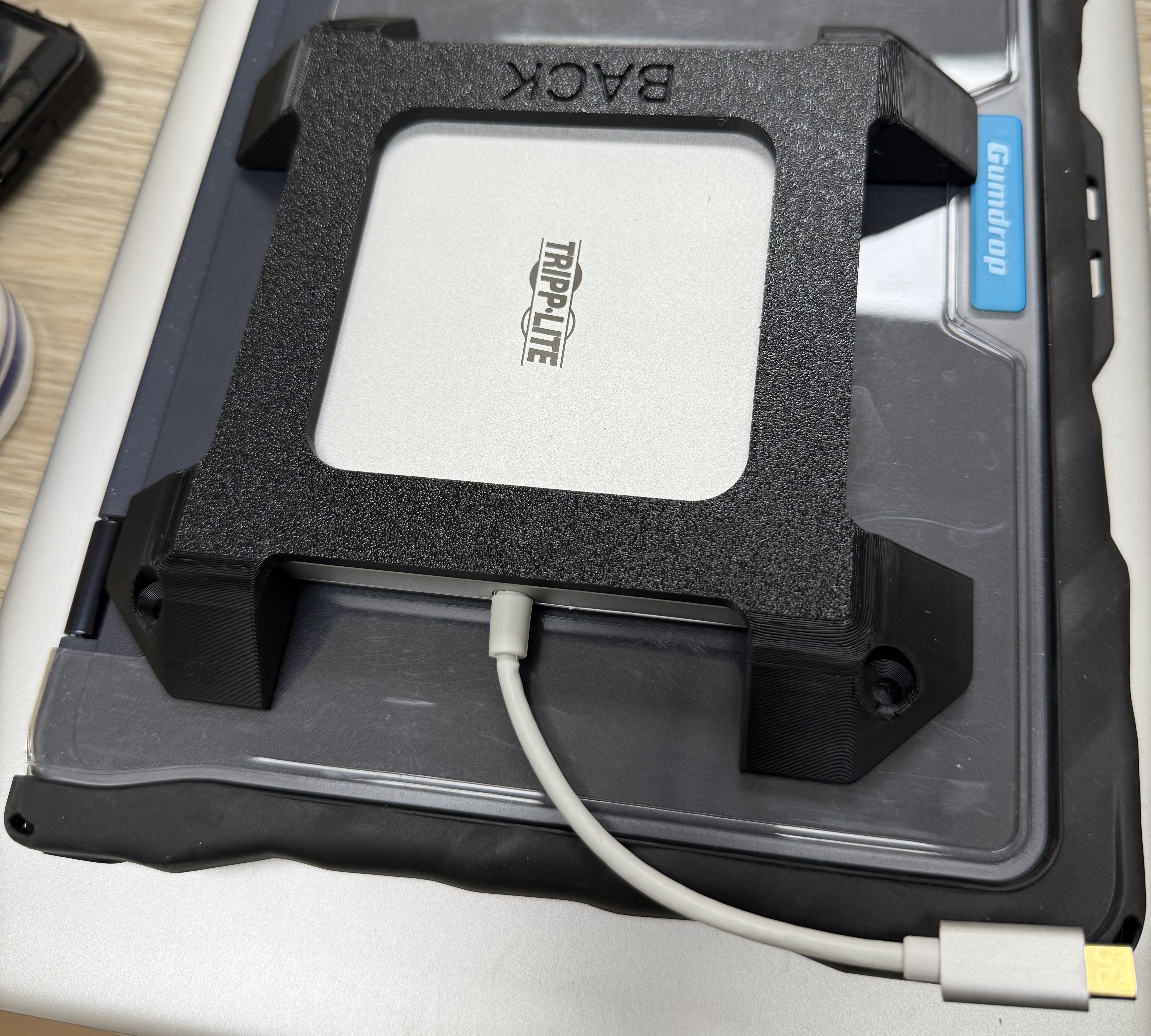 Mount for a Tripp-Lite docking station