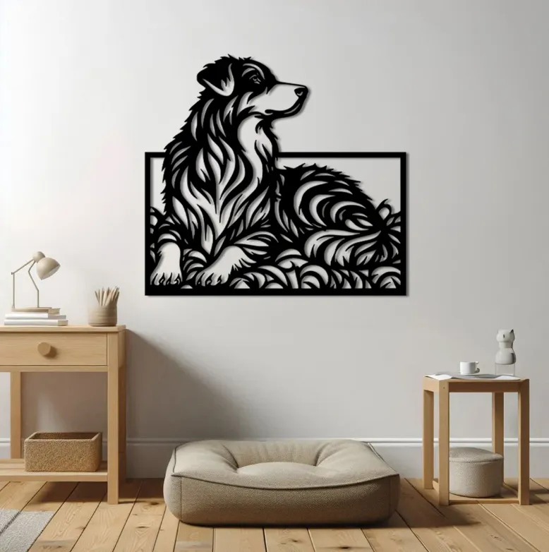 Australian Shepherd Wall Art by Jura Švébiš | Download free STL model ...