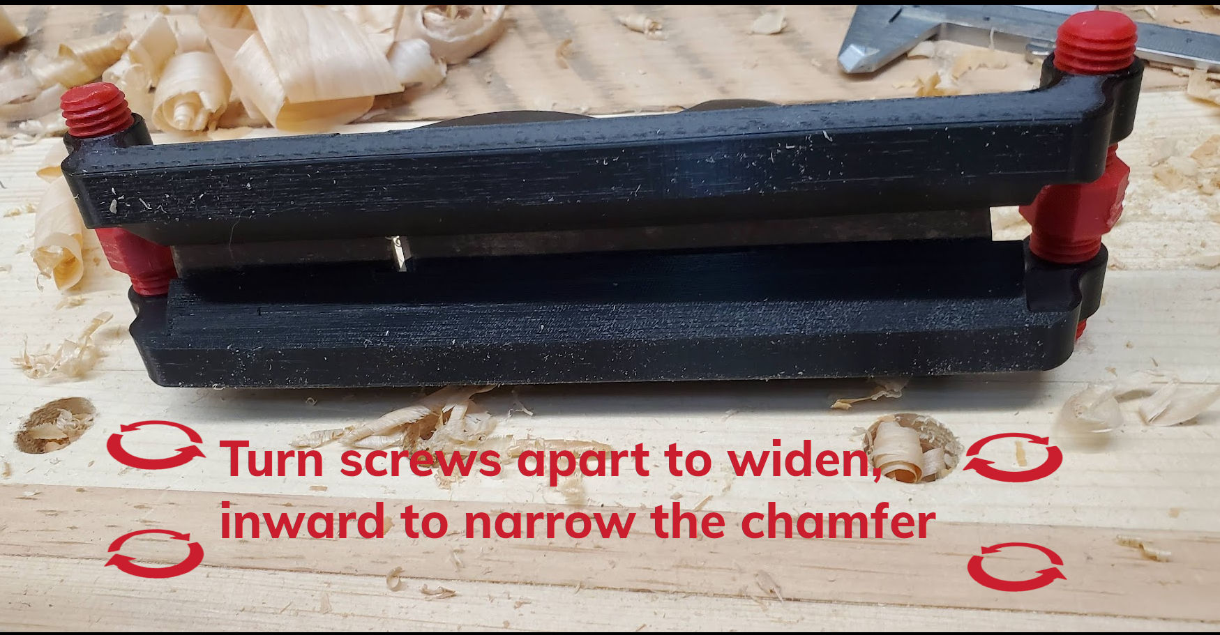 Chamfer sled for block planes — thumbnail 2