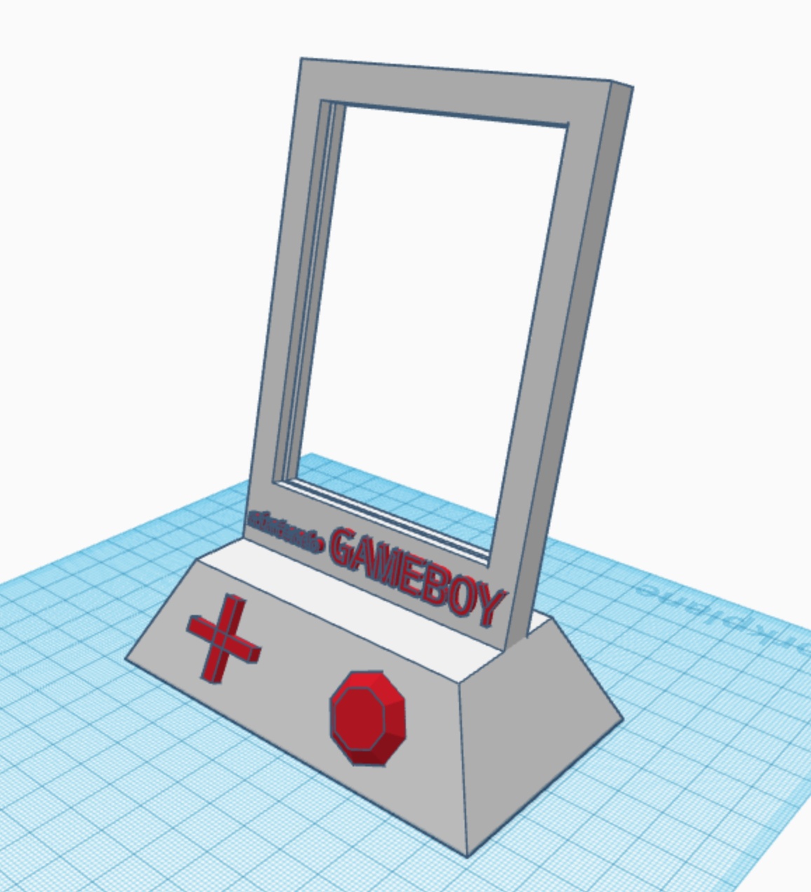 Gameboy themed tcg card stand