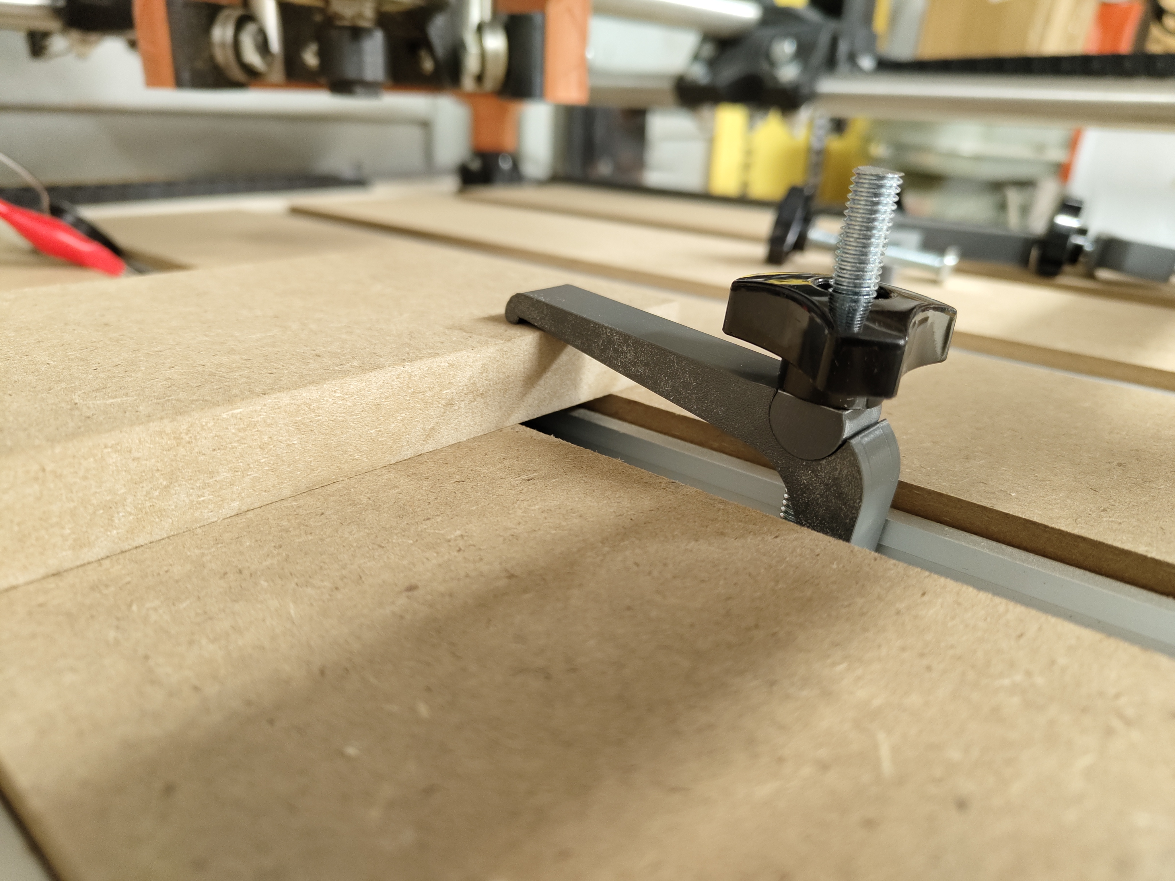 CNC Clamp (longer Version) + M8 3D model thumbnail